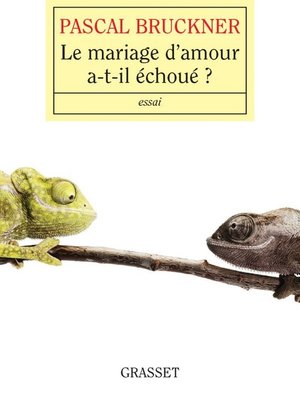 cover image of Le mariage d'amour a-t-il échoué ?